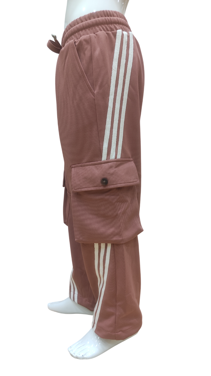 Boys Peach Fancy Cargo Smart Pant