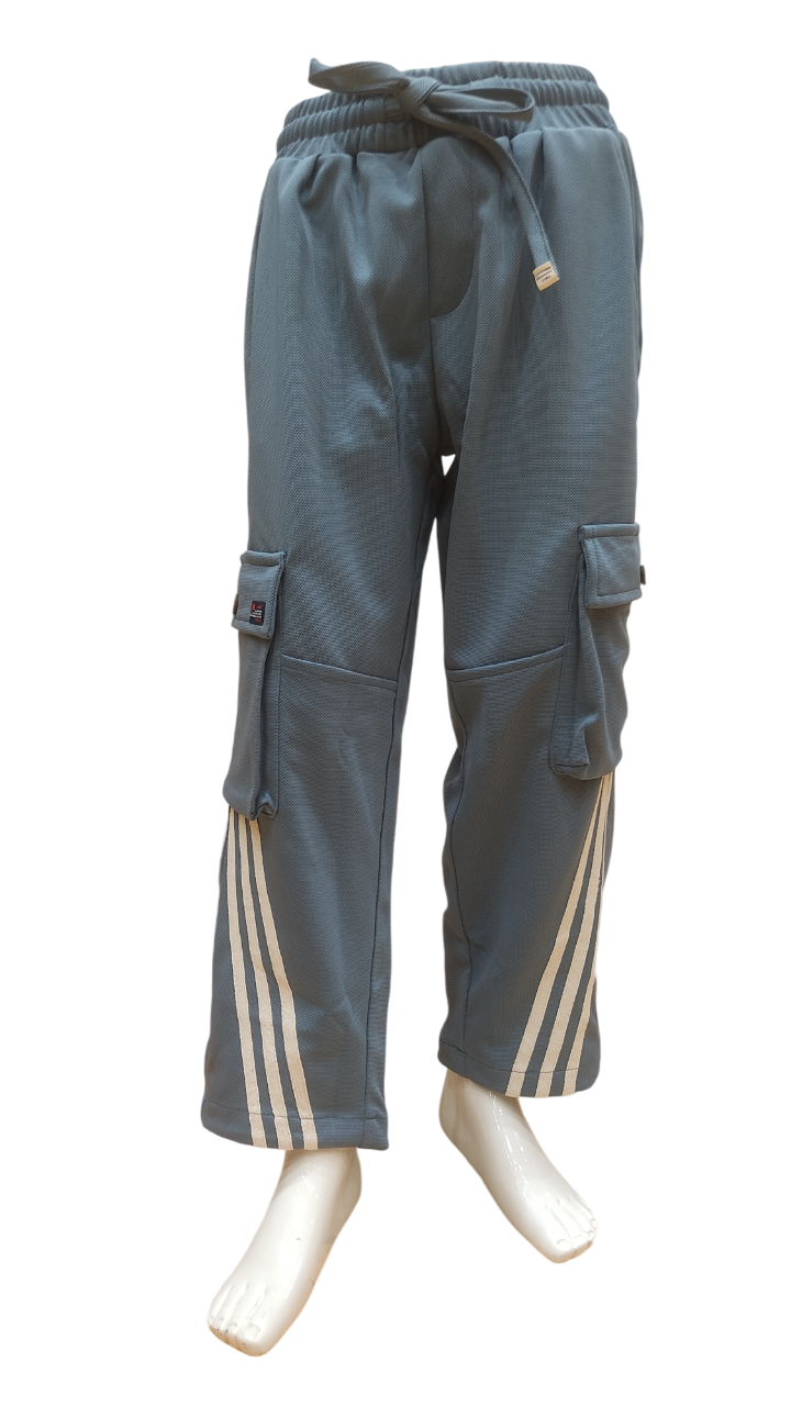 Boys Blue Fancy Cargo Smart Pant