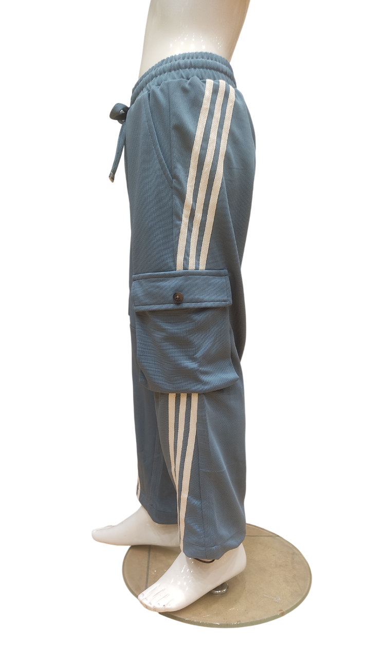 Boys Blue Fancy Cargo Smart Pant