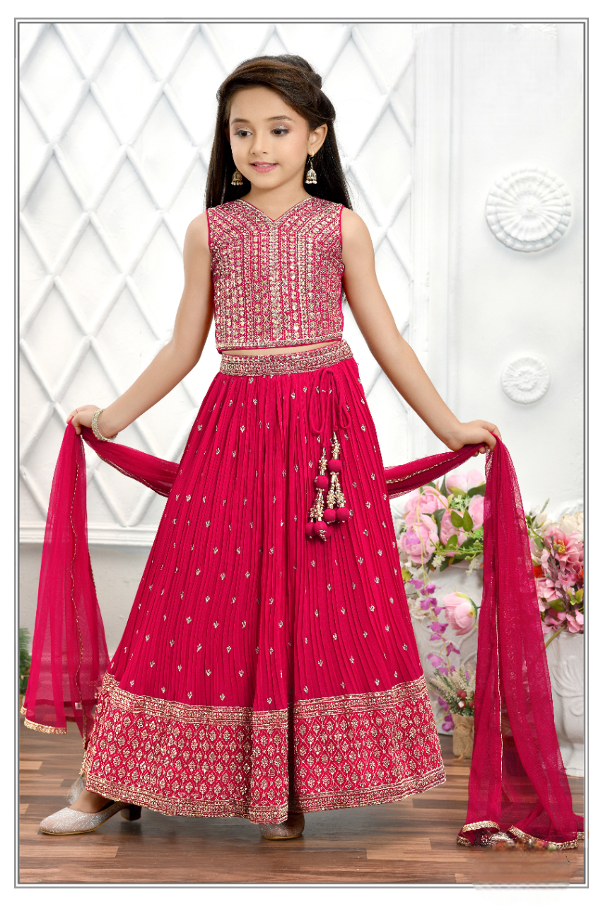 Girls Rani Ethnic Wear Choli Suit