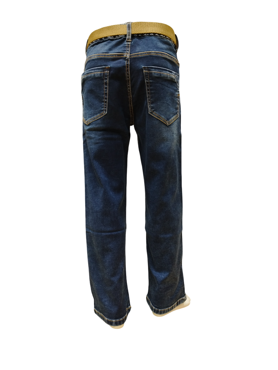 Boys Denim-x Wash Round Elastic Fancy Jeans