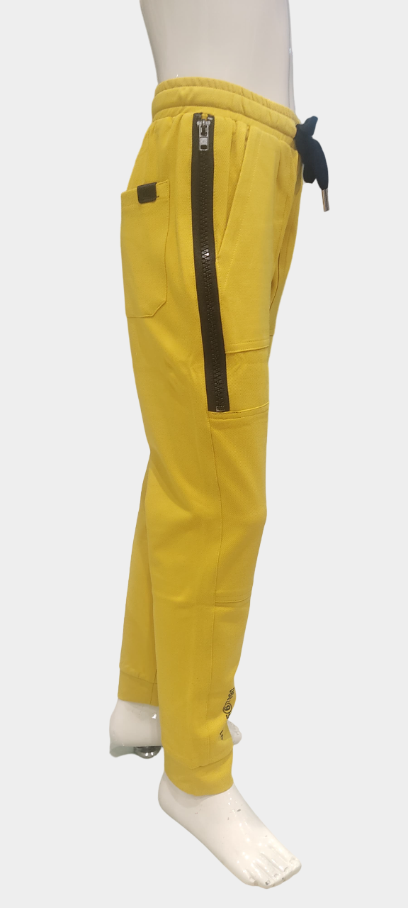 Boys Yellow Joggers Style Casual Track Pant