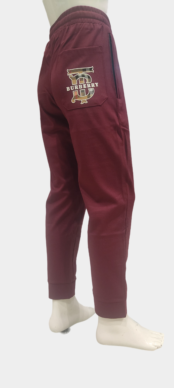 Boys Wine Joggers Style Casual Track Pant