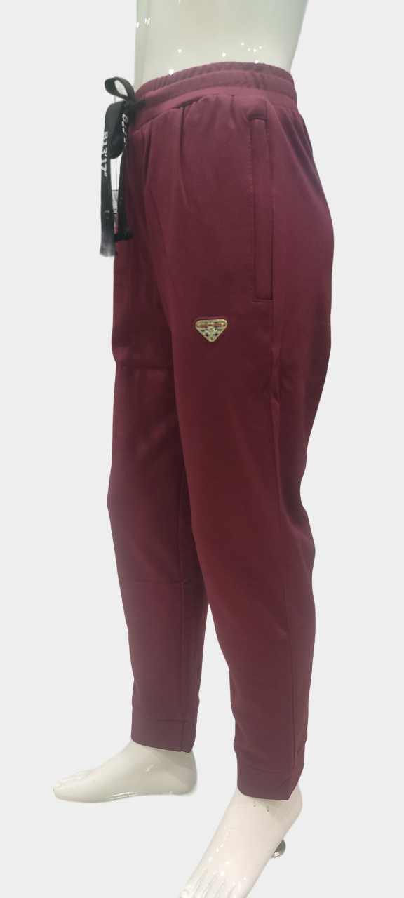 Boys Wine Joggers Style Casual Track Pant