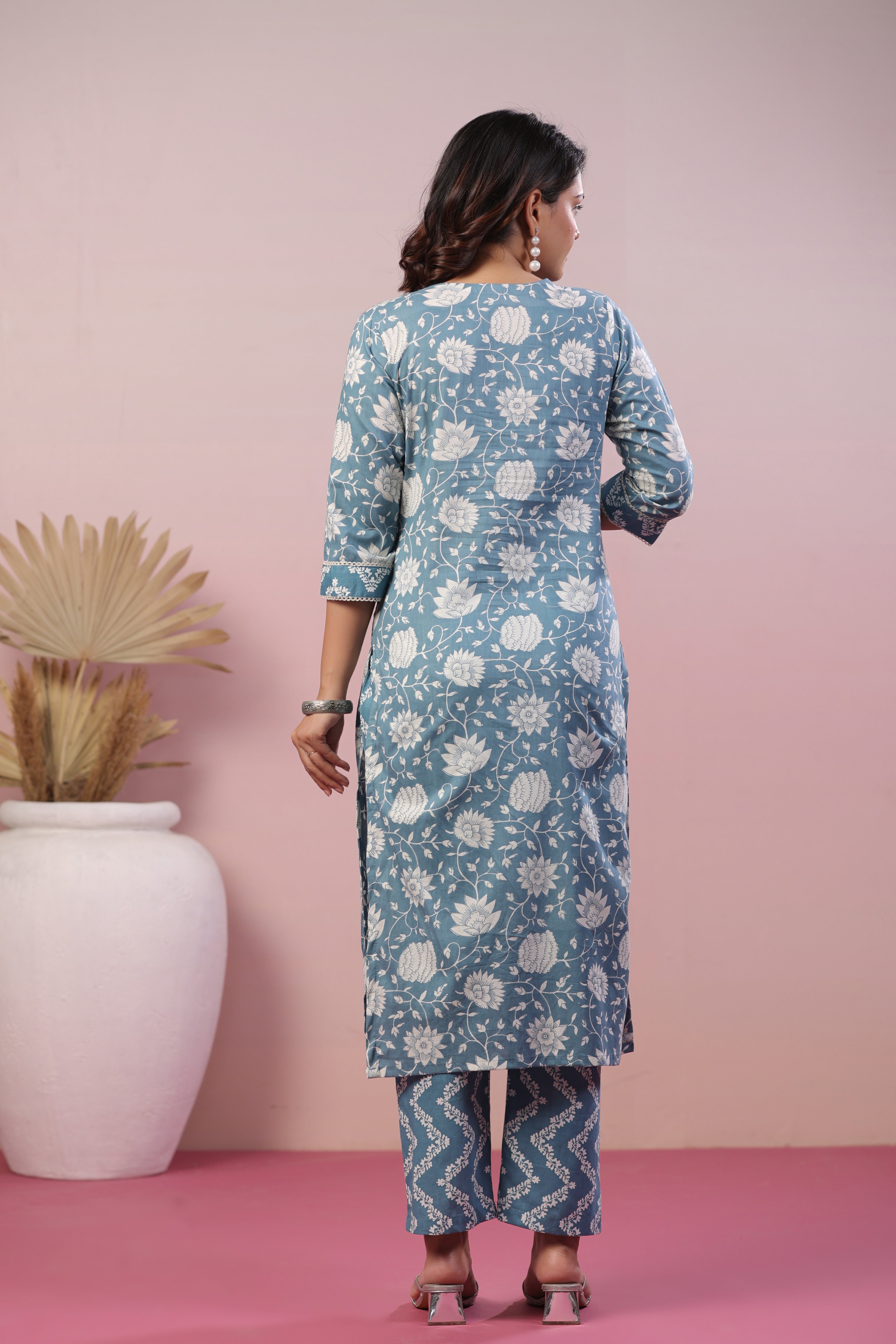 Women Floral Printed Fancy Kurti Suit