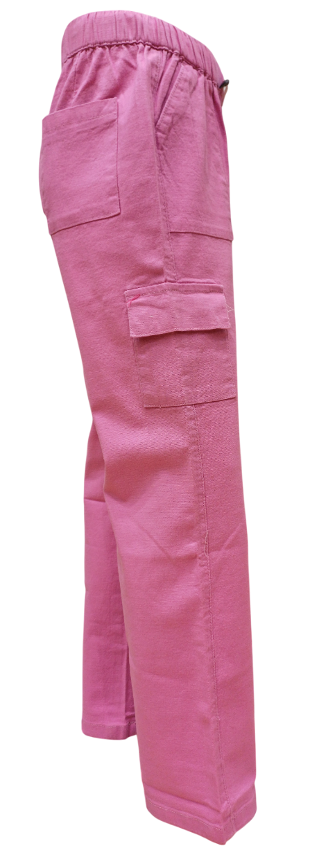Girls Rani Round Elastic Fancy Cargo Pant