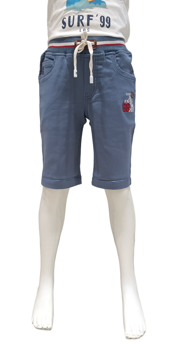 Boys Light Blue Knee Length Fancy Jamaican