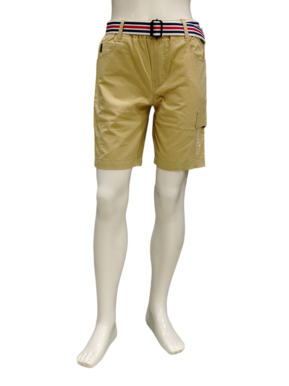 Boys Khaki Fancy Cotton Jamaican