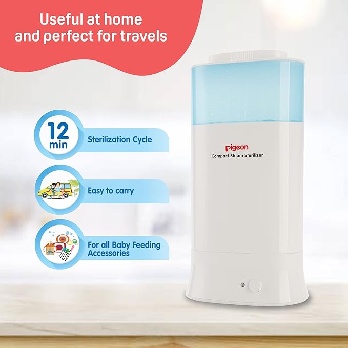 Pigeon Compact Baby Bottle Steam Sterilizer – Half Ticket