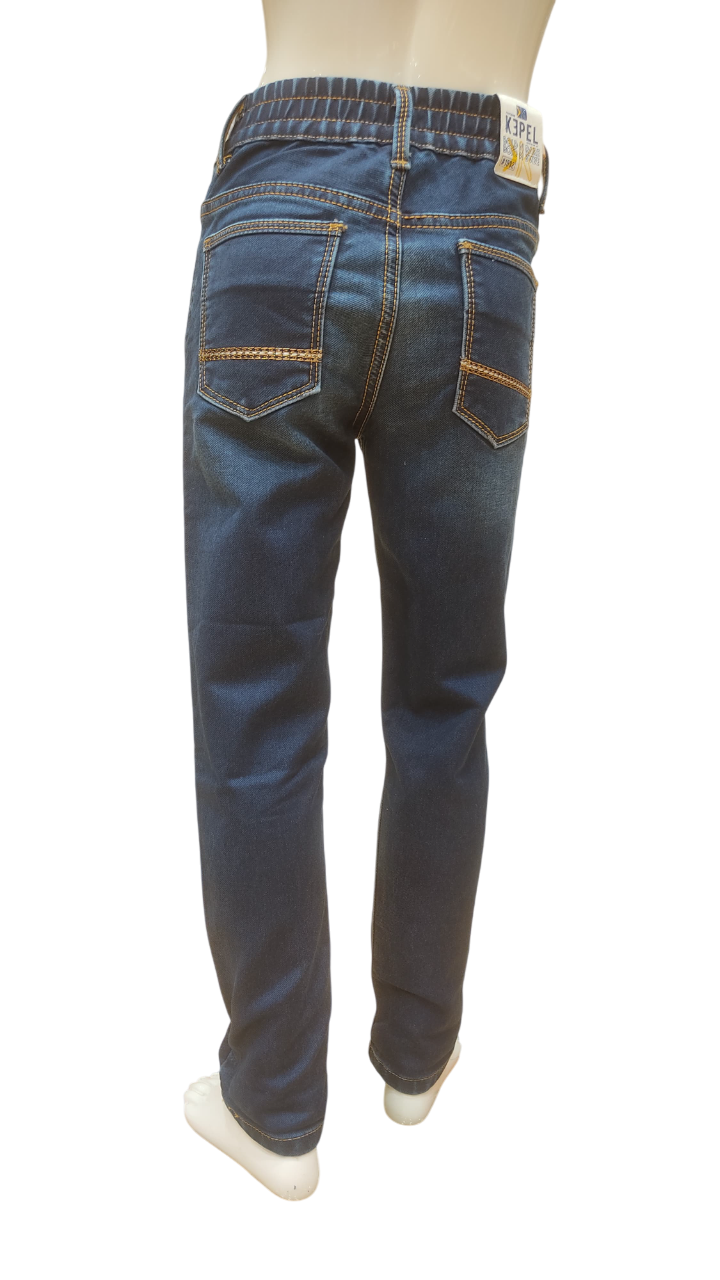 Boys Dark Blue Fancy Jeans