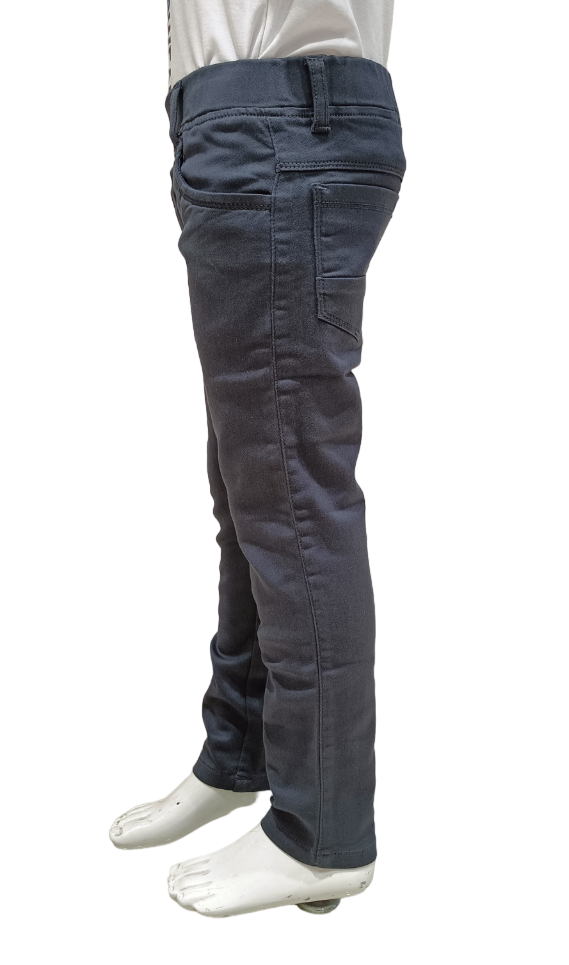 Boys Dark Grey Fancy Denim Jeans