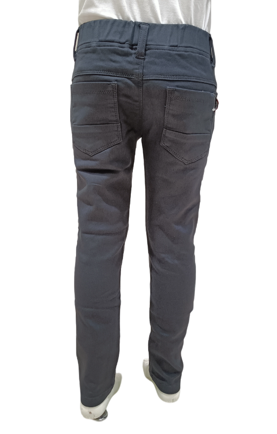 Boys Dark Grey Fancy Denim Jeans