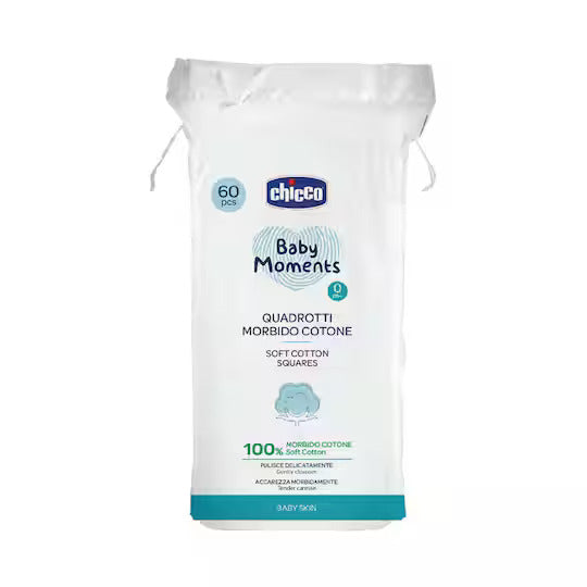 Chicco Baby Moments Soft Cotton Squares