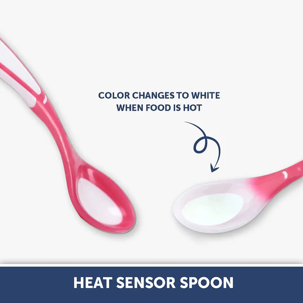 Hopop Heat Sensor Color Changing Feeding Spoons