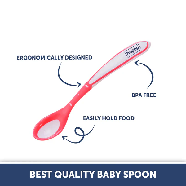 Hopop Heat Sensor Color Changing Feeding Spoons