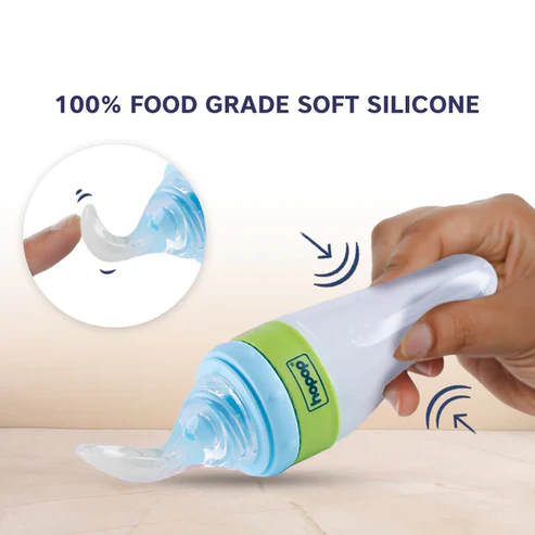 Hopop Soft Squeezy Silicone Food Feeder 3oz / 90ml