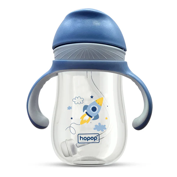 Hopop Soft Silicone Straw Sipper Cup 240ml