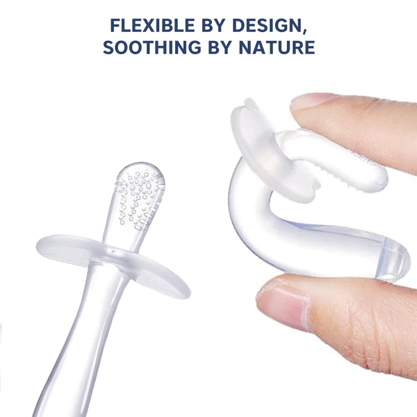 Hopop Easy Grip Silicone Teether for Teething Gums