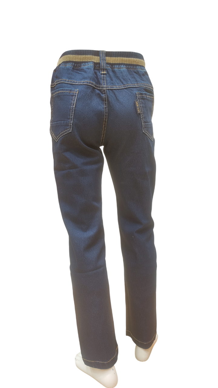 Boys Denim-x Wash Elastic Waist Denim Jeans