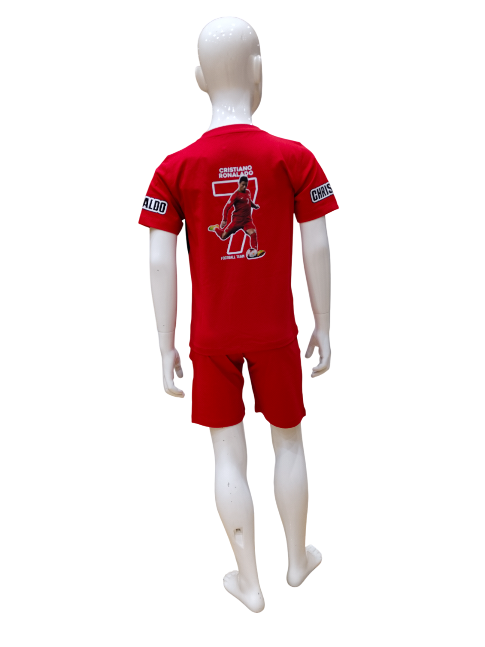 Boys Red Fancy Printed Co-Ordinates Set