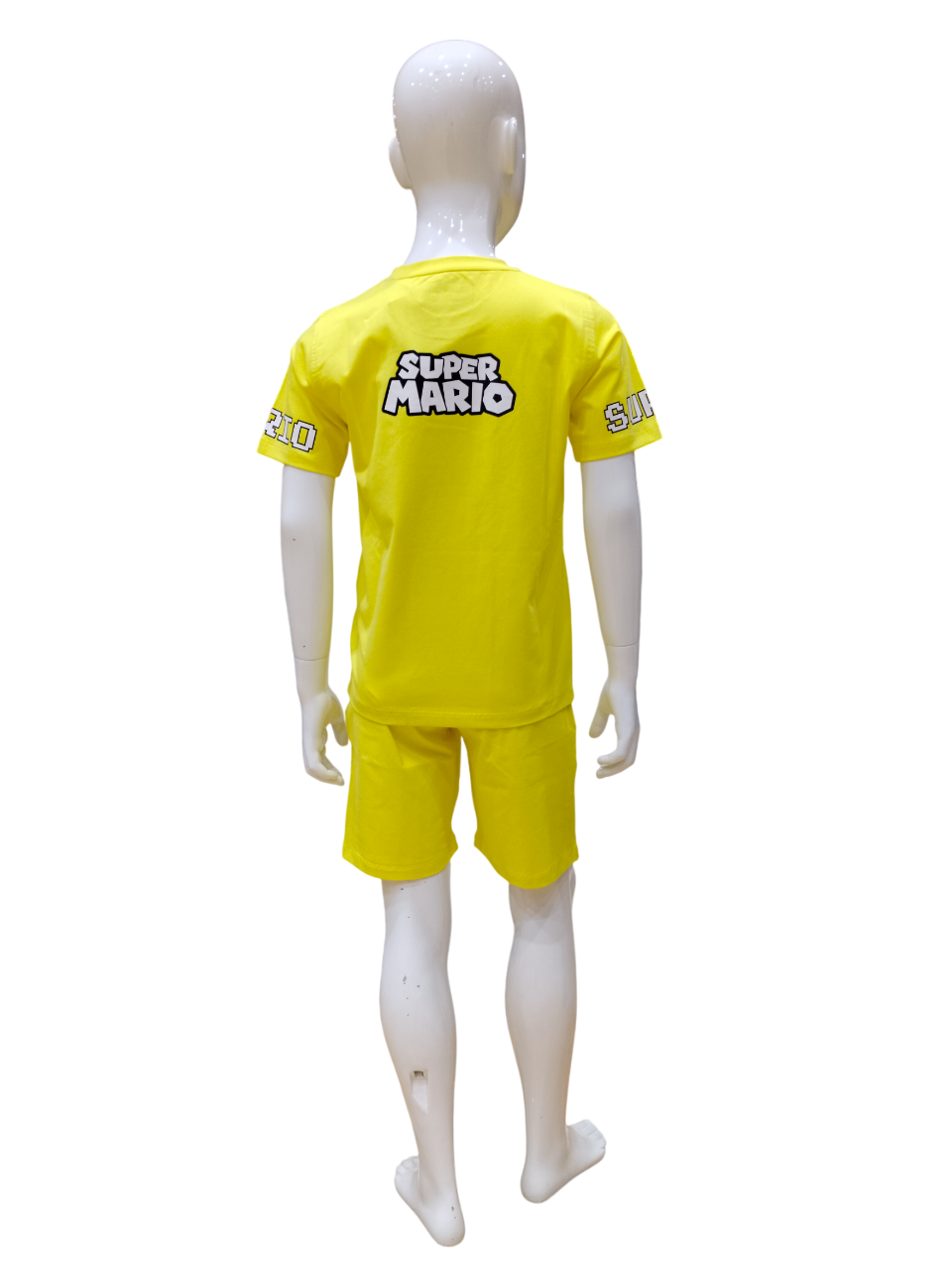 Boys Yellow Printed Fancy Co-Ordinates Set