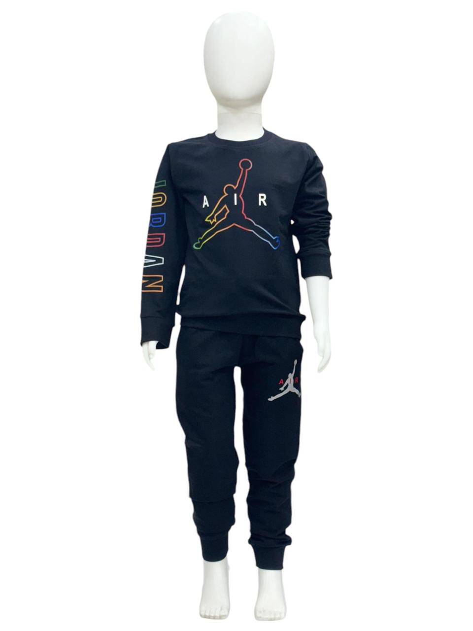 Boys Black Pre Winter Fancy Co-Ordinates Set