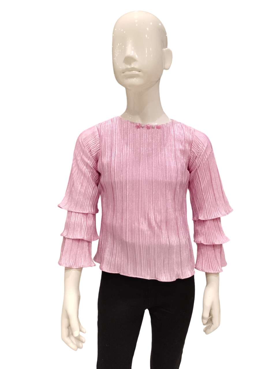 Girls Pink Fancy Top