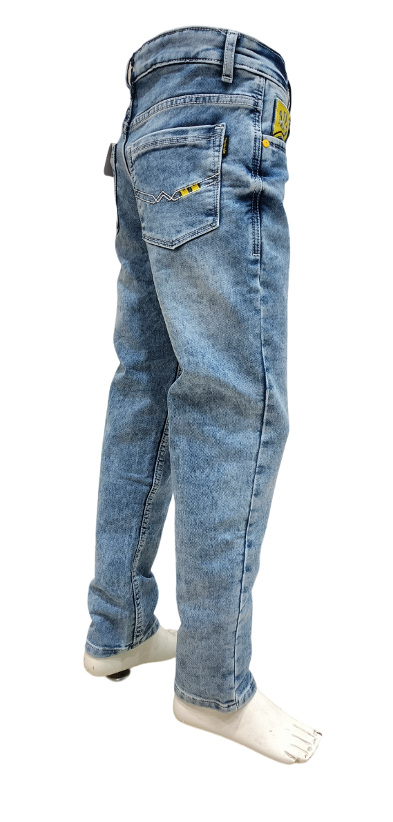 Boys Light Blue Fancy Denim Jeans