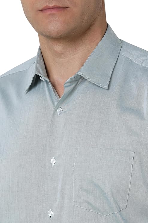 Vanheusen Men's Plain Full Sleeve Cotton Formal Shirt