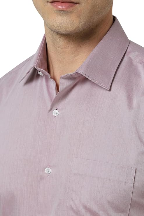 Vanheusen Men's Plain Full Sleeve Cotton Formal Shirt