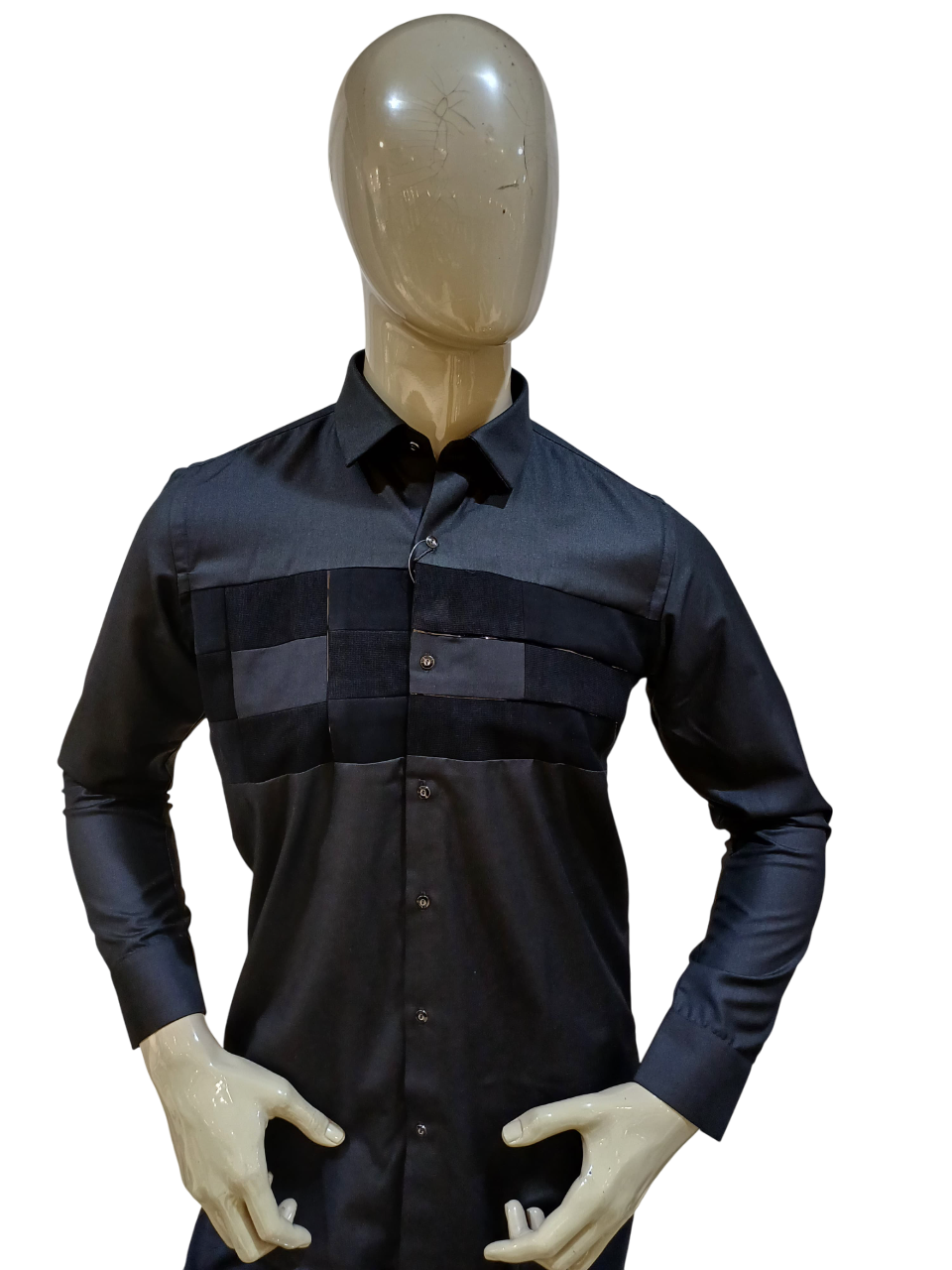 Men's Black Party Wear Shirt